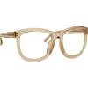 Linda Farrow - 712 C14 D-Frame Optical - Ash - Linda Farrow Eyewear - Avvenice