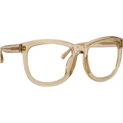 Linda Farrow - 712 C14 D-Frame Optical - Ash - Linda Farrow Eyewear - Avvenice