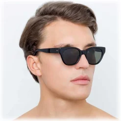 Linda Farrow - 653 C1 D-Frame Sunglasses - Black - Linda Farrow Eyewear - Avvenice