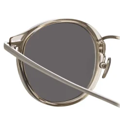 Linda Farrow - 911 C5 D-Frame Sunglasses - Truffle - Linda Farrow Eyewear - Avvenice