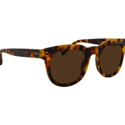 Linda Farrow - 597 C3 D-Frame Sunglasses - Tortoiseshell - Linda Farrow Eyewear - Avvenice