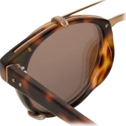Linda Farrow - 581 C3 D-Frame Sunglasses - Tortoiseshell - Linda Farrow Eyewear - Avvenice