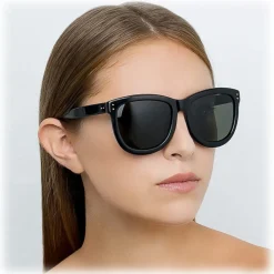 Linda Farrow - 712 C1 D-Frame Sunglasses - Black - Linda Farrow Eyewear - Avvenice