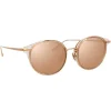 Linda Farrow - 911 C4 D-Frame Sunglasses - Ash - Linda Farrow Eyewear - Avvenice