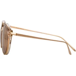 Linda Farrow - 911 C4 D-Frame Sunglasses - Ash - Linda Farrow Eyewear - Avvenice