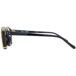 Linda Farrow - 581 C1 D-Frame Sunglasses - Black - Linda Farrow Eyewear - Avvenice