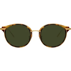 Linda Farrow - 911 C2 D-Frame Sunglasses - Tortoiseshell - Linda Farrow Eyewear - Avvenice