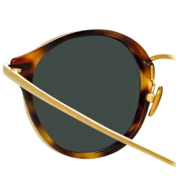 Linda Farrow - 911 C2 D-Frame Sunglasses - Tortoiseshell - Linda Farrow Eyewear - Avvenice