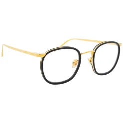 Linda Farrow - 562 C8 Oval Optical Frames - Black - Linda Farrow Eyewear - Avvenice