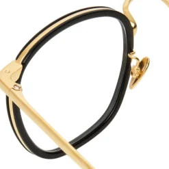 Linda Farrow - 562 C8 Oval Optical Frames - Black - Linda Farrow Eyewear - Avvenice