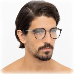 Linda Farrow - 803 C8 Oval Optical Frames - Optical Lens in Black Frame - Linda Farrow Eyewear - Avvenice