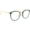 Linda Farrow - 251 C43 Oval Optical Frames - Jade - Linda Farrow Eyewear - Avvenice