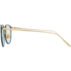 Linda Farrow - 251 C43 Oval Optical Frames - Jade - Linda Farrow Eyewear - Avvenice