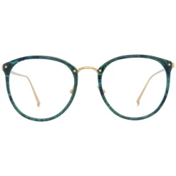 Linda Farrow - 251 C43 Oval Optical Frames - Jade - Linda Farrow Eyewear - Avvenice
