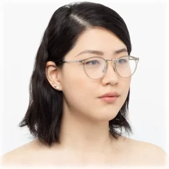 Linda Farrow - 808 C5 Oval Optical Frames - Truffle - Linda Farrow Eyewear - Avvenice