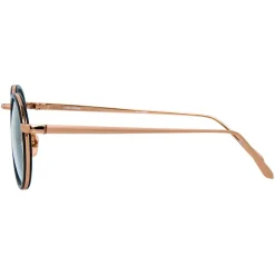 Linda Farrow - 182 C20 Oval Optical Frames - Black - Linda Farrow Eyewear - Avvenice