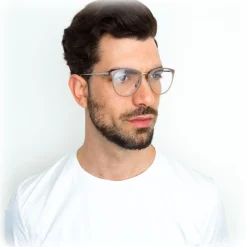 Linda Farrow - 251 C57 Oval Optical Frames - Milky Grey - Linda Farrow Eyewear - Avvenice