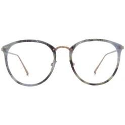 Linda Farrow - 251 C44 Oval Optical Frames - Grey Marble - Linda Farrow Eyewear - Avvenice