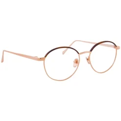 Linda Farrow - 580 C4 Oval Optical Frames - Rose Gold - Linda Farrow Eyewear - Avvenice