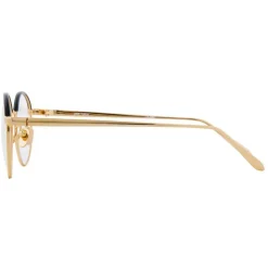 Linda Farrow - 580 C1 Oval Optical Frames - Gold - Linda Farrow Eyewear - Avvenice