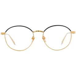 Linda Farrow - 580 C1 Oval Optical Frames - Gold - Linda Farrow Eyewear - Avvenice