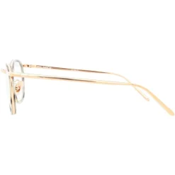 Linda Farrow - 562 C12 Oval Optical Frames - Gold - Linda Farrow Eyewear - Avvenice