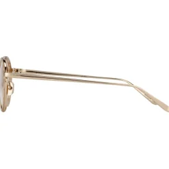 Linda Farrow - 182 C14 Oval Optical Frames - Black - Linda Farrow Eyewear - Avvenice