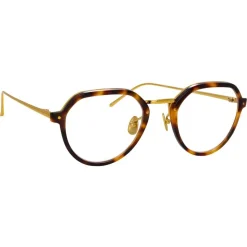 Linda Farrow - 717 C8 Oval Optical Frames - Tortoiseshell - Linda Farrow Eyewear - Avvenice