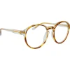 Linda Farrow - 40 C25 Oval Optical Frames - Clear and Tortoiseshell - Linda Farrow Eyewear - Avvenice
