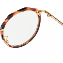 Linda Farrow - 367 C3 Oval Optical Frames - Ash - Linda Farrow Eyewear - Avvenice