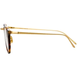 Linda Farrow - 808 C2 Oval Optical Frames - Tortoise - Linda Farrow Eyewear - Avvenice