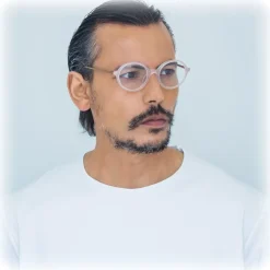 Linda Farrow - 530 C4 Oval Optical Frames - Ash - Linda Farrow Eyewear - Avvenice