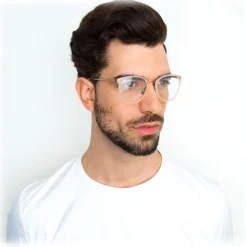 Linda Farrow - 251 C56 Oval Optical Frames - Milky Peach - Linda Farrow Eyewear - Avvenice