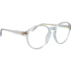 Linda Farrow - 40 C26 Oval Optical Frames - Clear and Milky Pink - Linda Farrow Eyewear - Avvenice