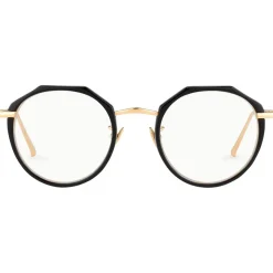 Linda Farrow - 367 C1 Oval Optical Frames - Ash - Linda Farrow Eyewear - Avvenice