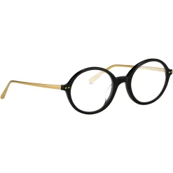 Linda Farrow - 530 C1 Oval Optical Frames - Black - Linda Farrow Eyewear - Avvenice