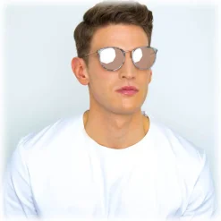 Linda Farrow - 251 C52 Oval Sunglasses - Marble - Linda Farrow Eyewear - Avvenice