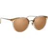 Linda Farrow - 722 C5 Oval Sunglasses - Ash - Linda Farrow Eyewear - Avvenice