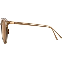 Linda Farrow - 722 C5 Oval Sunglasses - Ash - Linda Farrow Eyewear - Avvenice