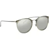Linda Farrow - 251 C35 Oval Sunglasses - Truffle - Linda Farrow Eyewear - Avvenice