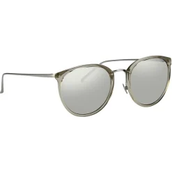 Linda Farrow - 251 C35 Oval Sunglasses - Truffle - Linda Farrow Eyewear - Avvenice
