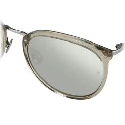 Linda Farrow - 251 C35 Oval Sunglasses - Truffle - Linda Farrow Eyewear - Avvenice