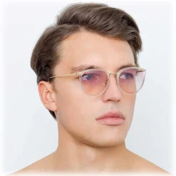 Linda Farrow - 251 C60 Oval Sunglasses - Clear - Linda Farrow Eyewear - Avvenice