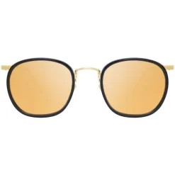 Linda Farrow - 562 C13 Oval Sunglasses - Black - Linda Farrow Eyewear - Avvenice