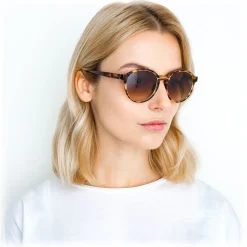 Linda Farrow - 652 C4 Oval Sunglasses - Tortoiseshell - Linda Farrow Eyewear - Avvenice