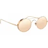 Linda Farrow - 427 C3 Oval Sunglasses - Rose Gold - Linda Farrow Eyewear - Gigi Hagid - Elle Macpherson - Official - Avvenice