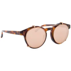 Linda Farrow - 569 C3 Oval Sunglasses - Gold - Linda Farrow Eyewear - Avvenice