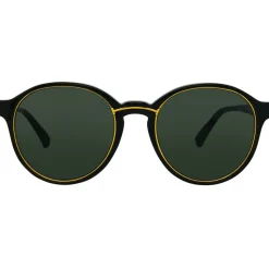 Linda Farrow - 652 C1 Oval Sunglasses - Black - Linda Farrow Eyewear - Avvenice