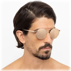 Linda Farrow - 825 C3 Oval Sunglasses - Rose Gold - Linda Farrow Eyewear - Avvenice