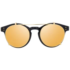 Linda Farrow - 569 C1 Oval Sunglasses - Black - Linda Farrow Eyewear - Avvenice